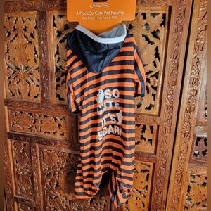Halloween "So Cute It's Scary" Dog Pajamas with Hood,Size S